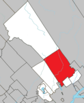 Stoneham-et-Tewkesbury Quebec location diagram